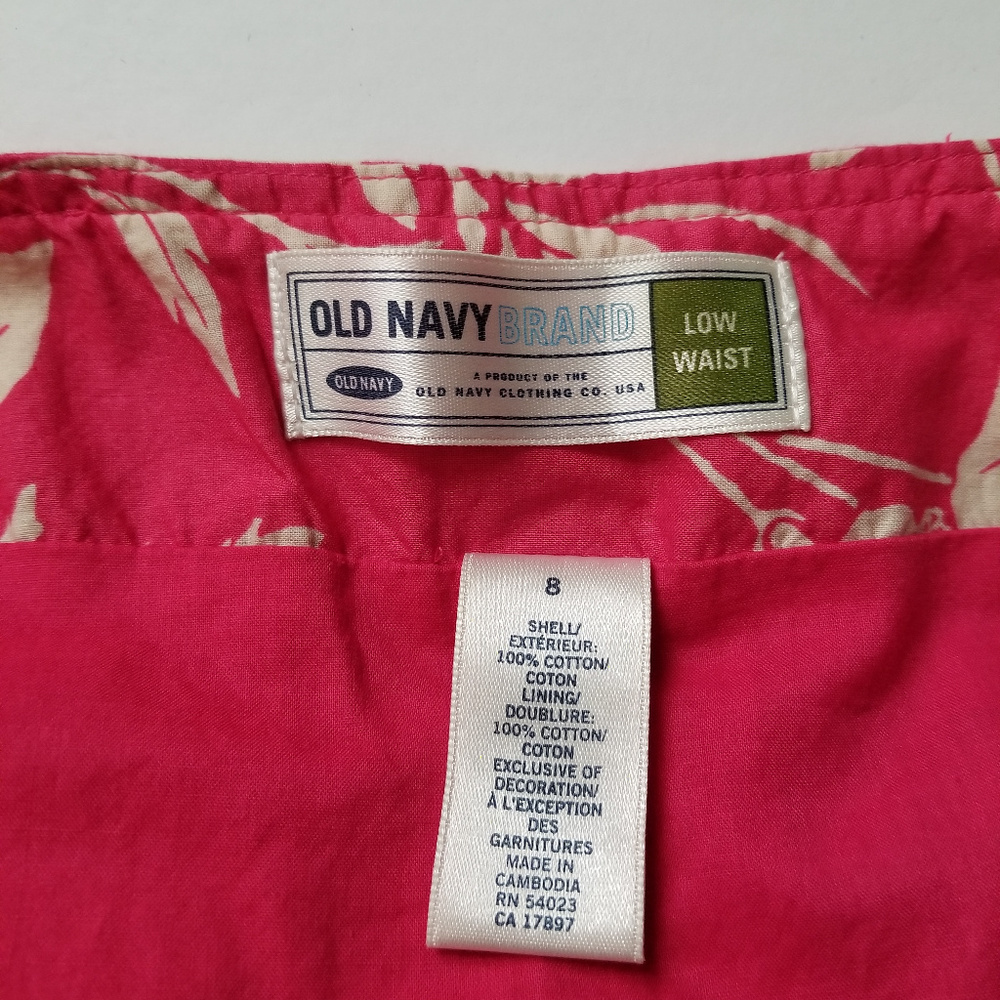 Old Navy Pink Cotton Skirt - 8 - Picture 3 of 5